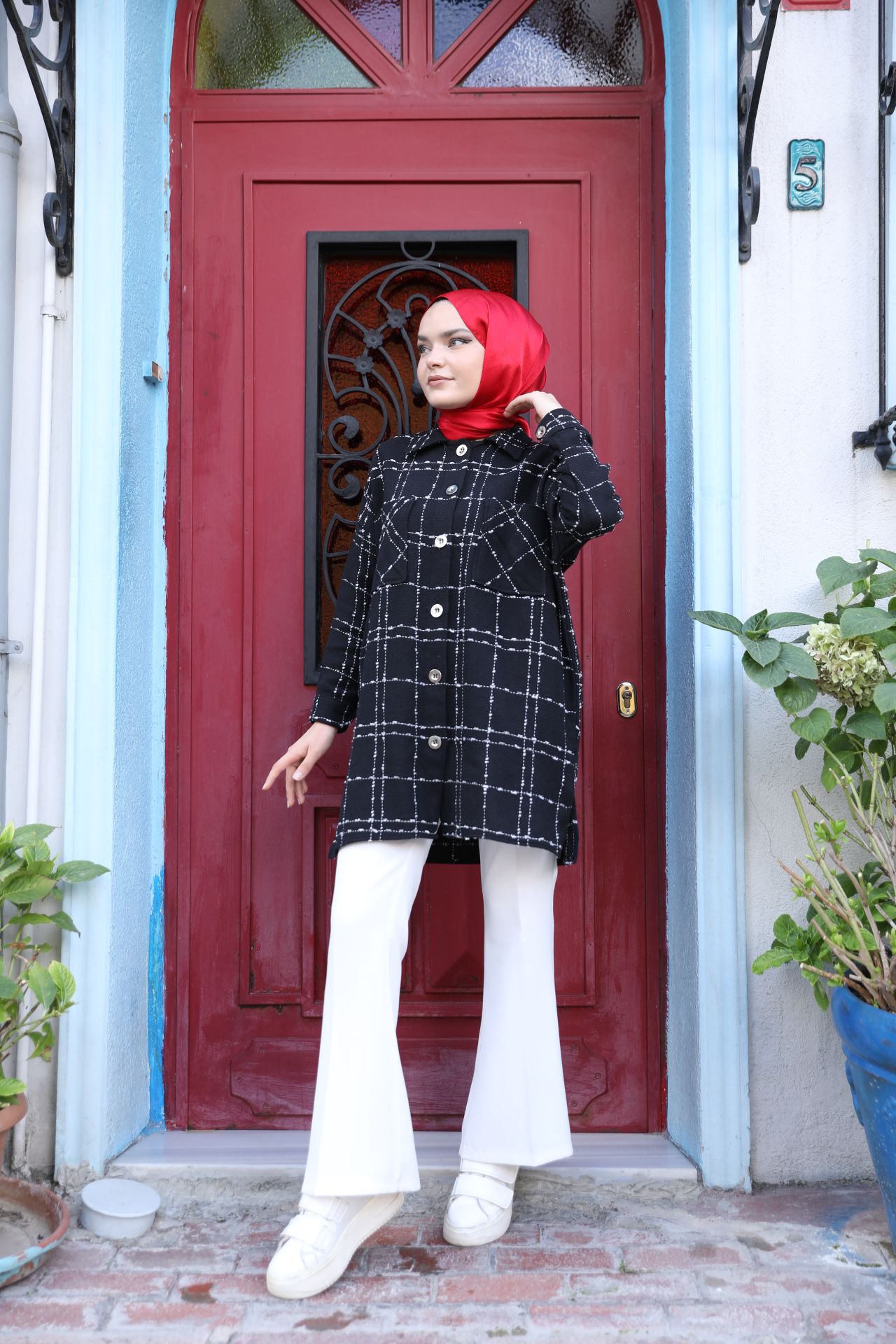 Double Pocket Chanel Shirt Black