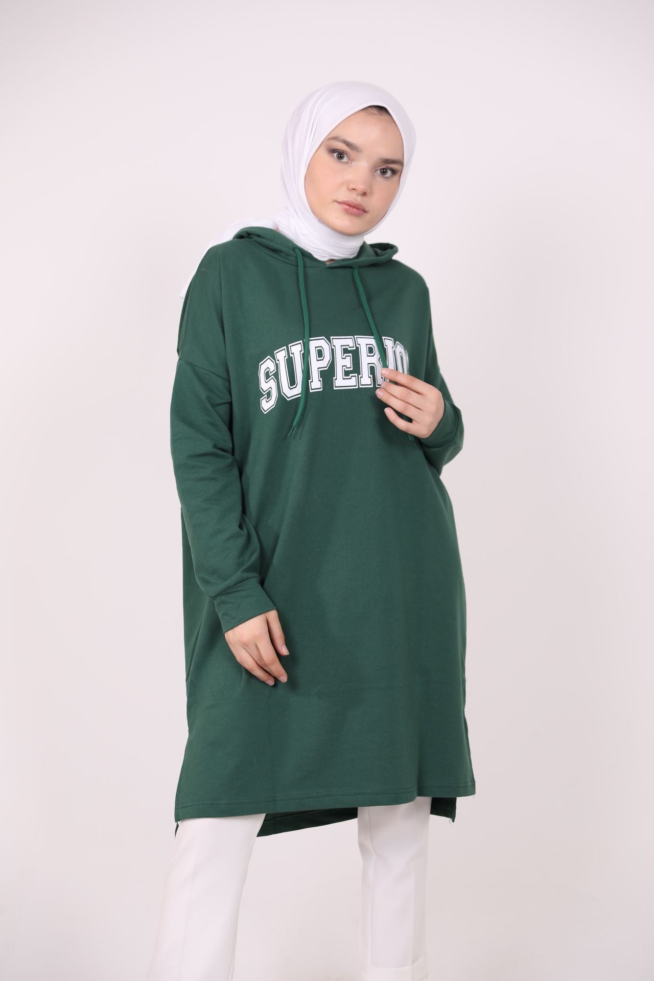 Superior Printed Sweat Green