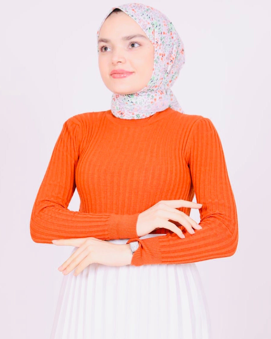 Turtleneck Knitwear Badi Orange