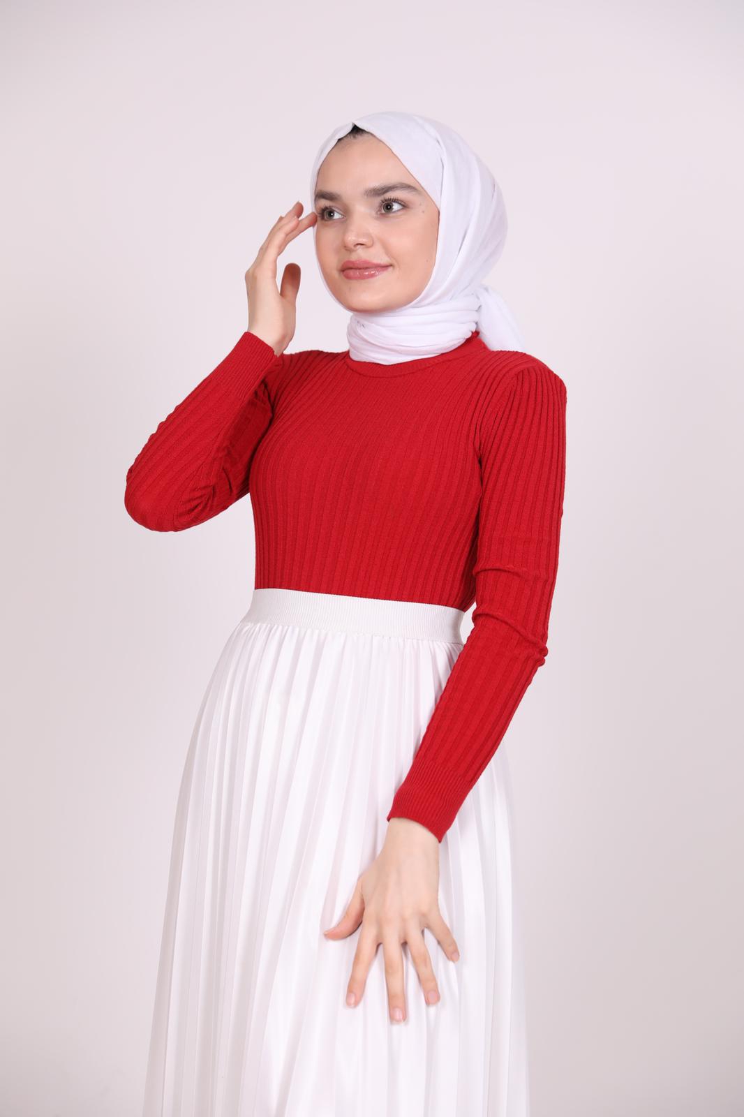 Turtleneck Knitwear Badi Red