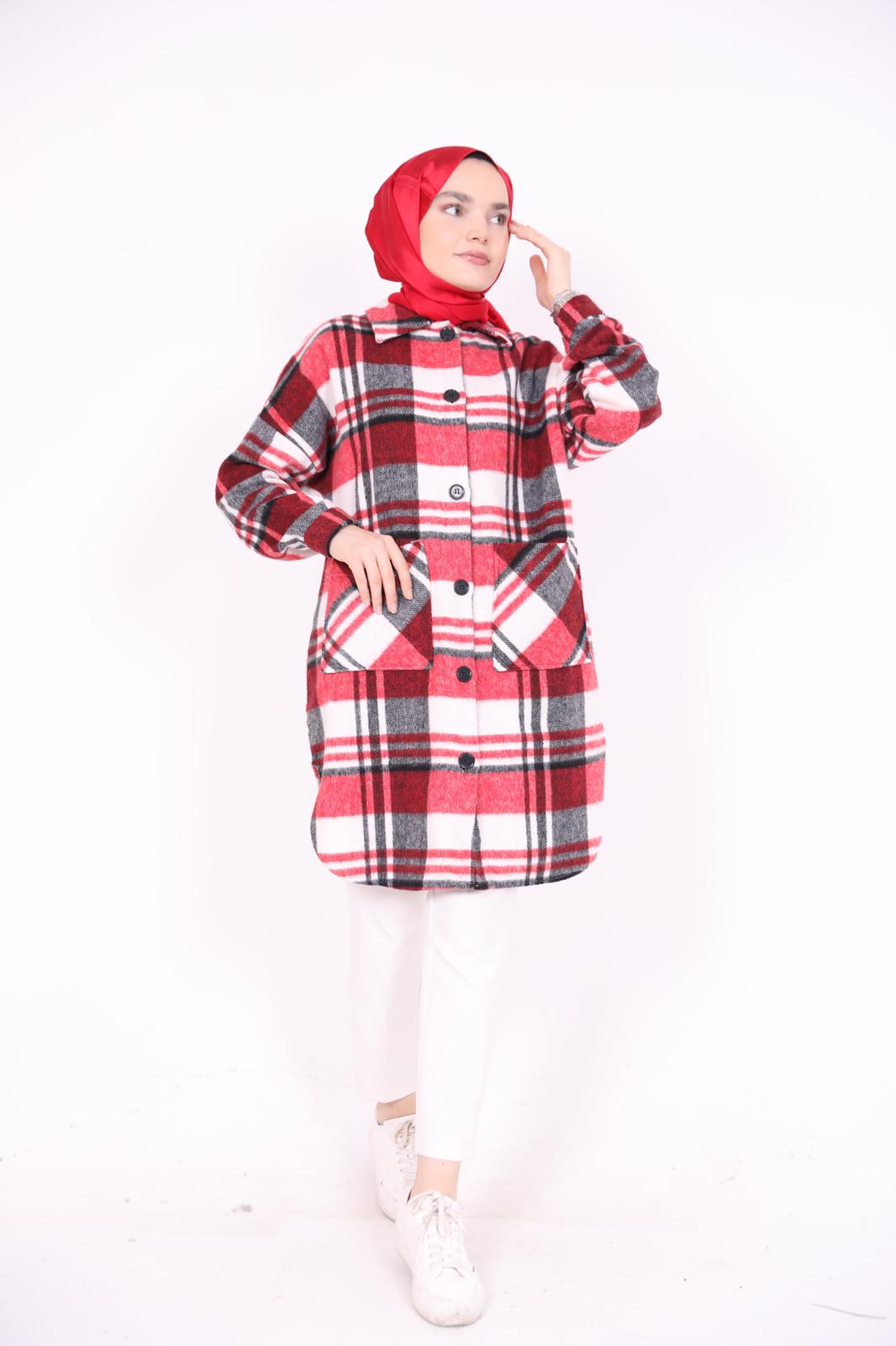 Lumberjack Shirt with Pocket Pockets Red