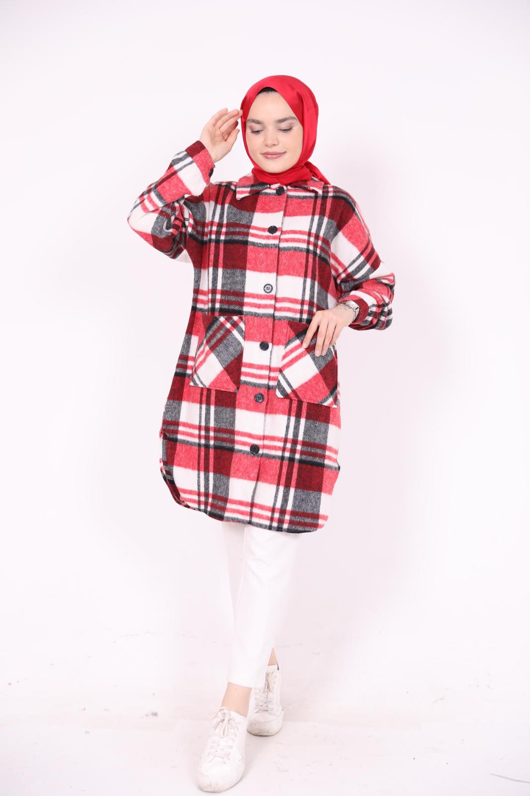 Lumberjack Shirt with Pocket Pockets Red