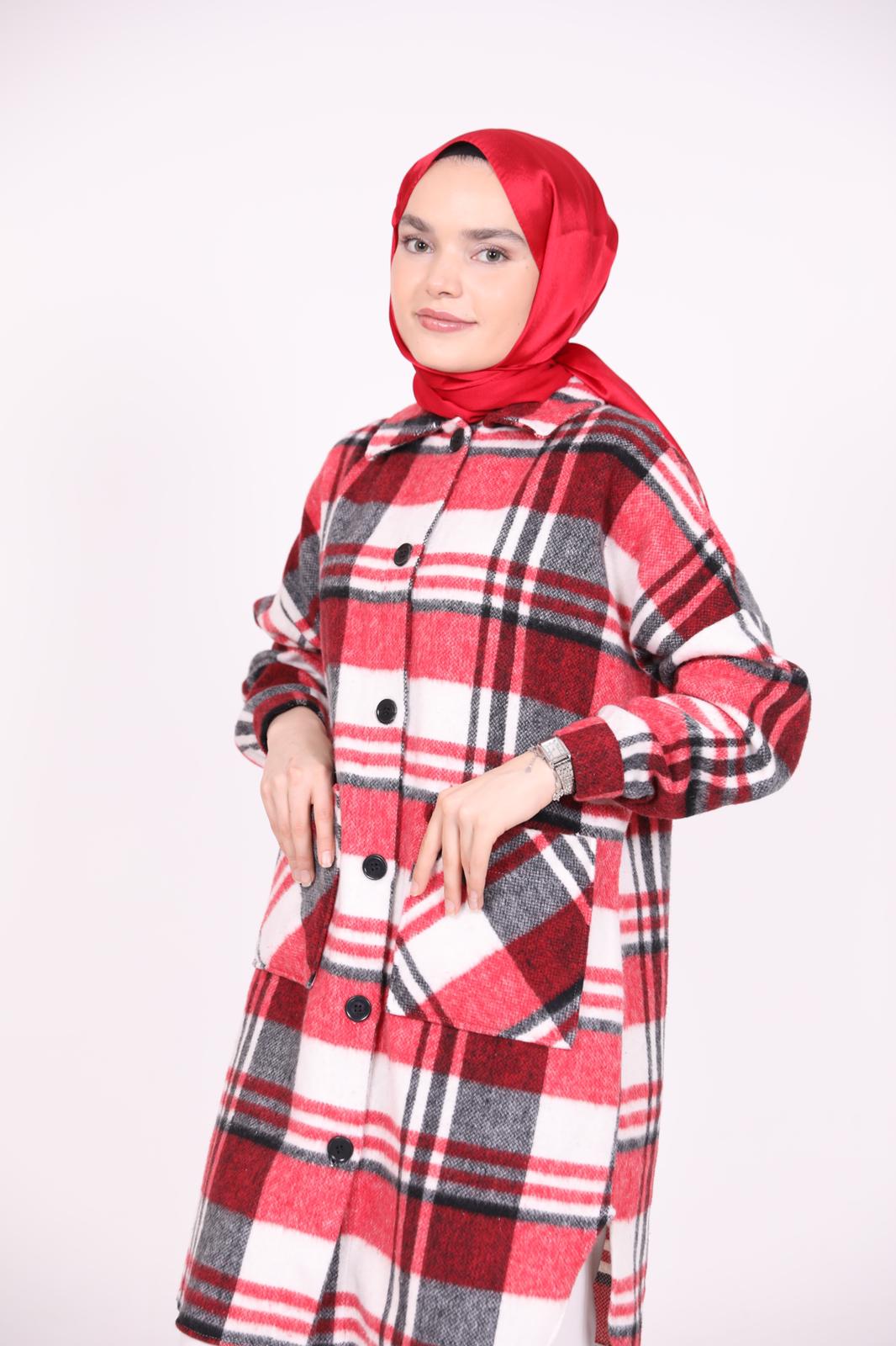 Lumberjack Shirt with Pocket Pockets Red