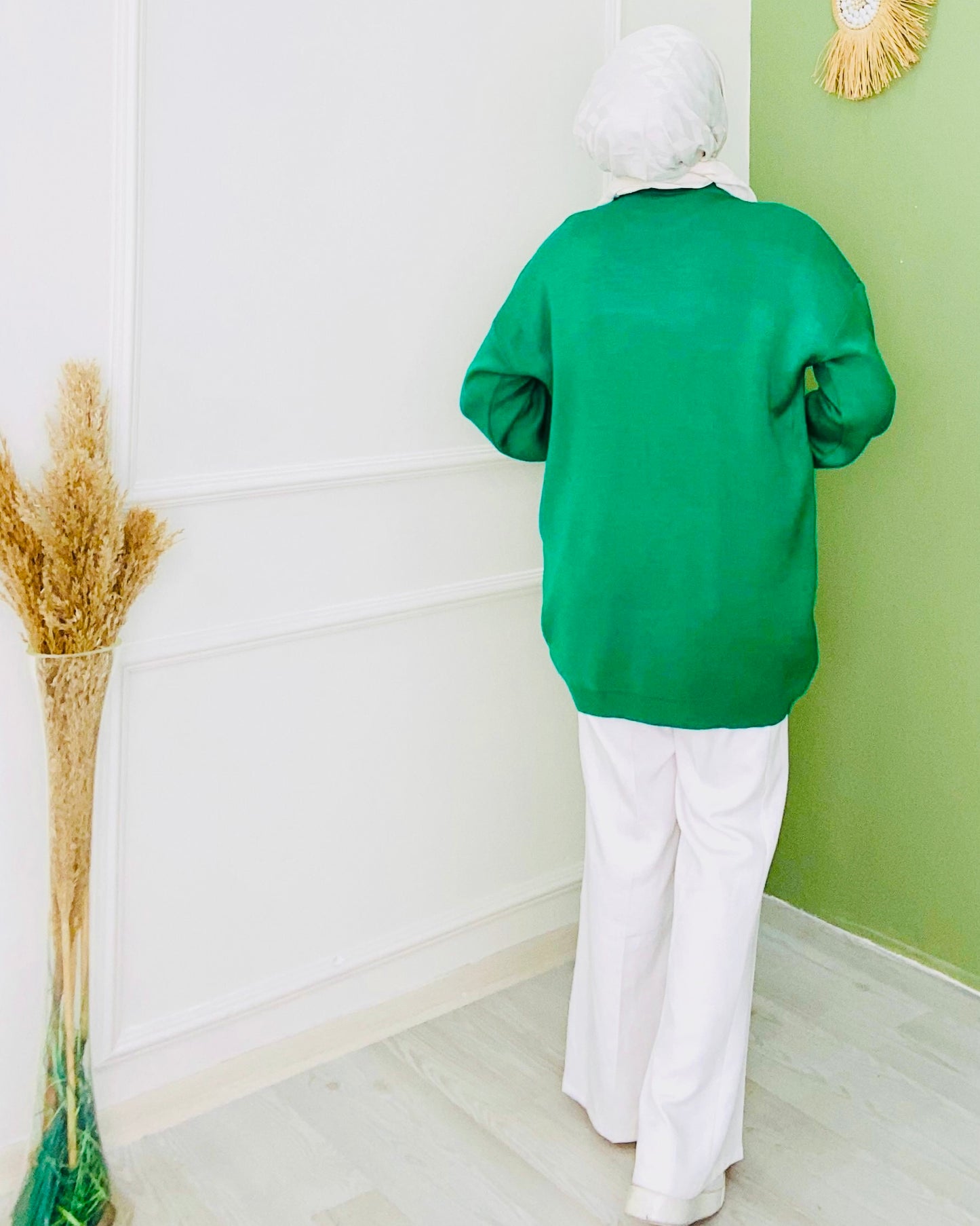 Kolyeli Kazak Yeşil