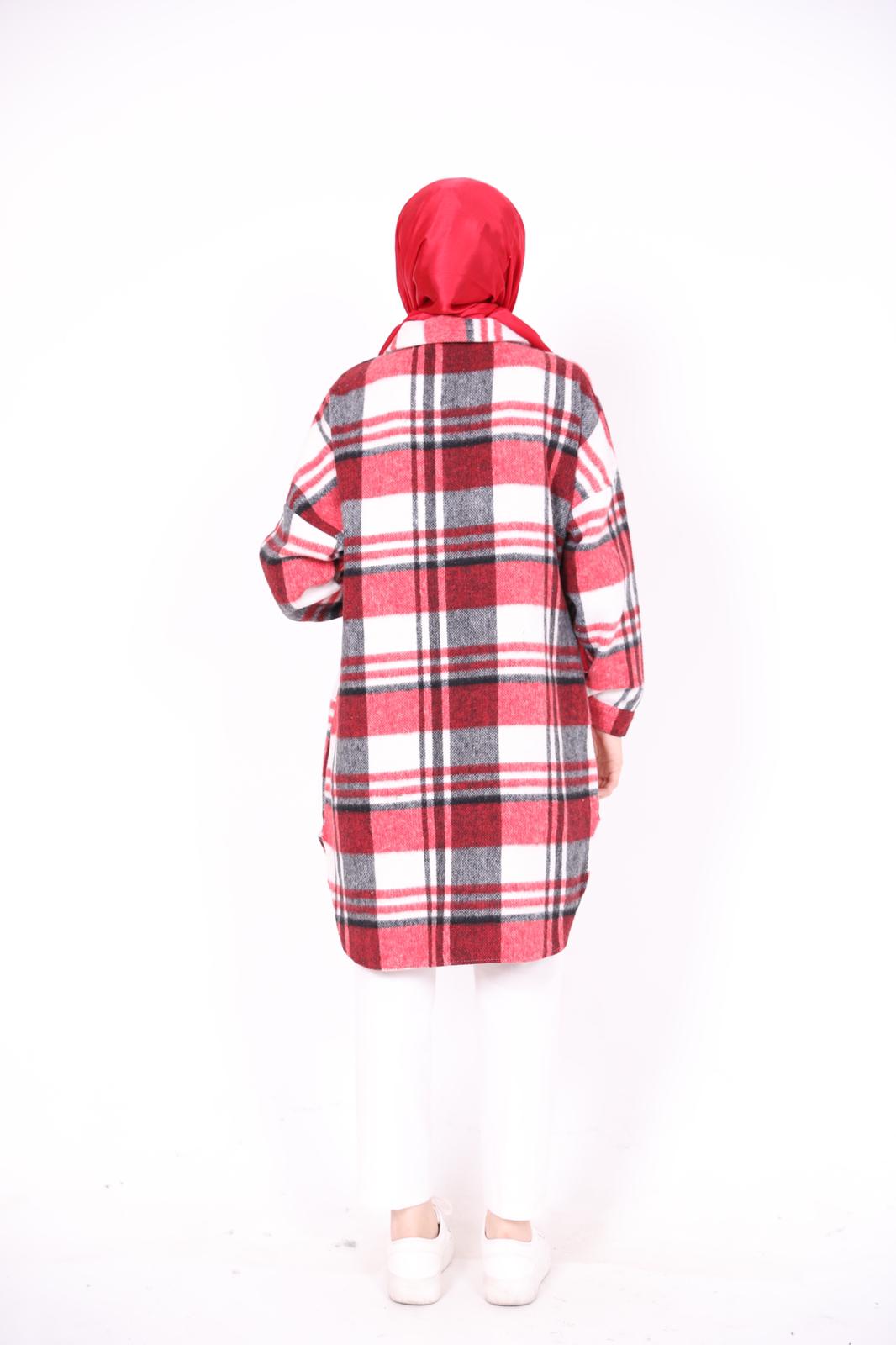 Lumberjack Shirt with Pocket Pockets Red