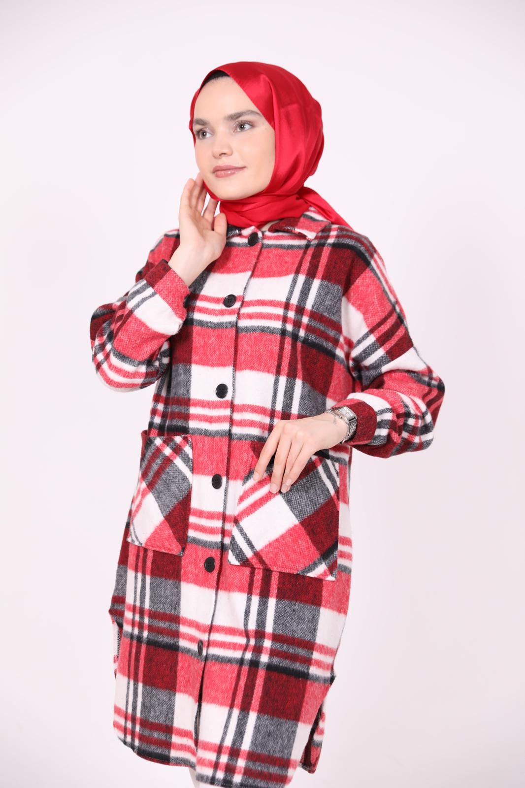 Lumberjack Shirt with Pocket Pockets Red