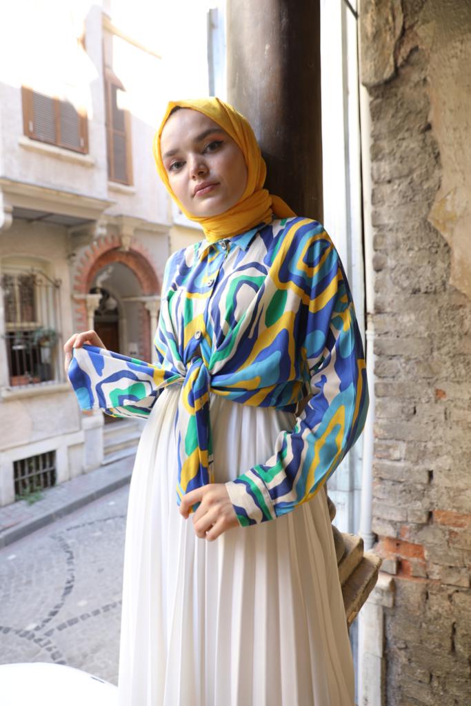 Colorful Striped Shirt Yellow