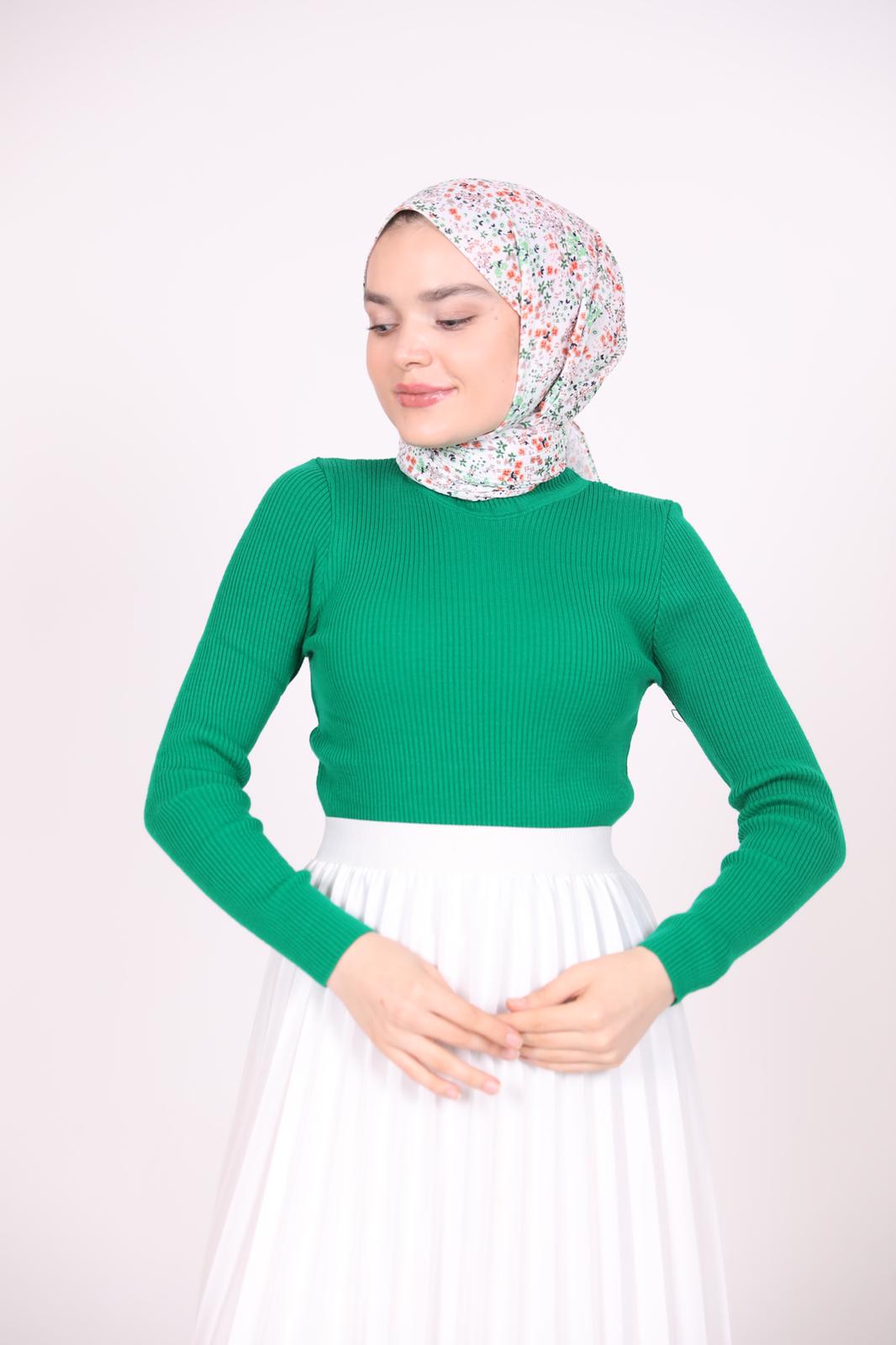 Turtleneck Knitwear Badi Green
