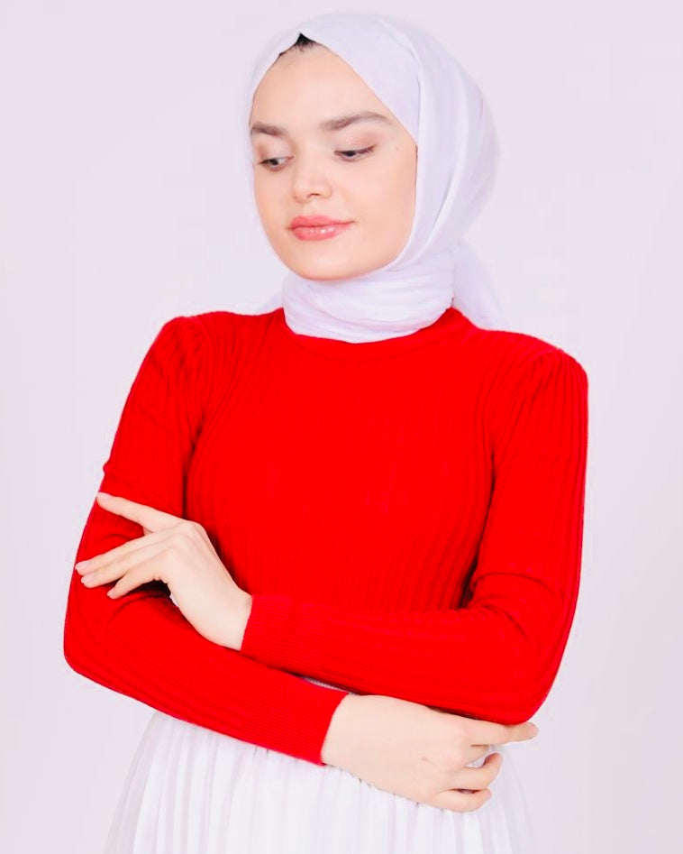 Turtleneck Knitwear Badi Red