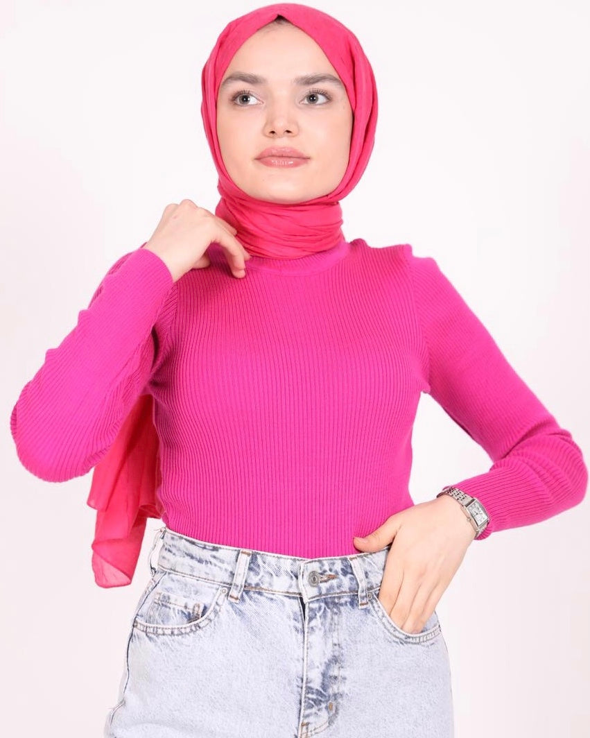 Turtleneck Knitwear Badi Pink