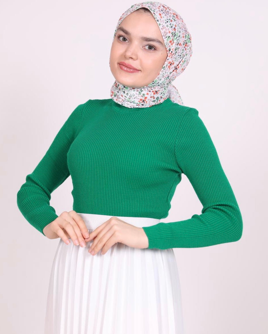 Turtleneck Knitwear Badi Green
