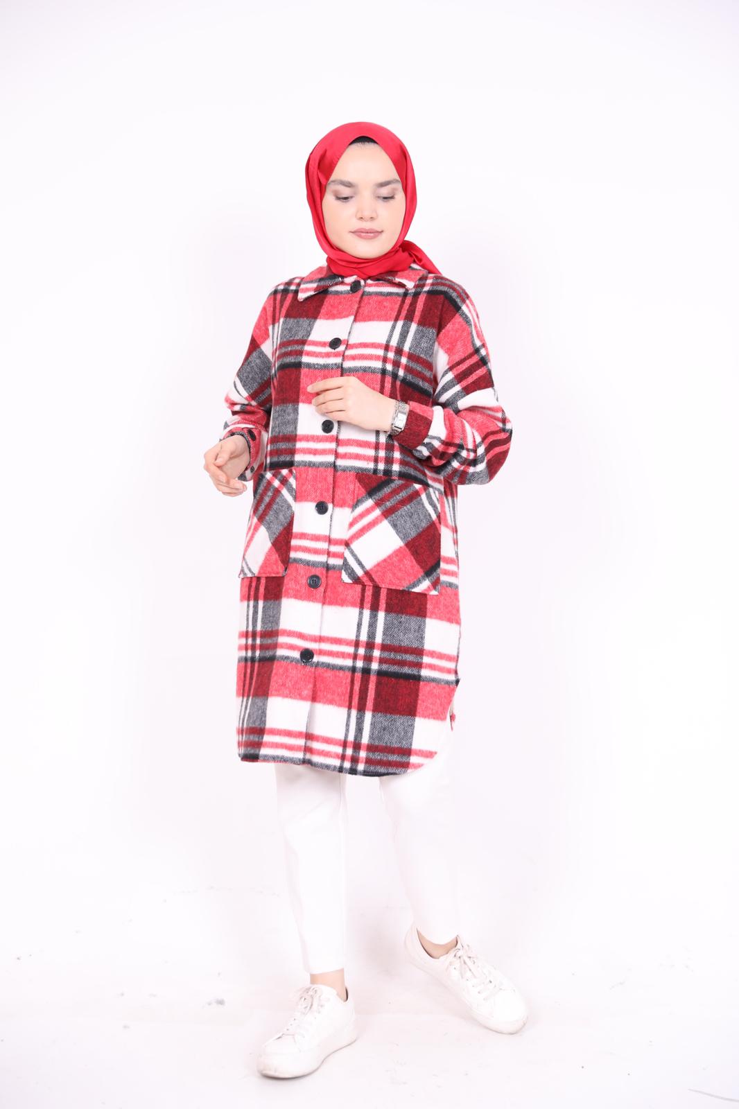 Lumberjack Shirt with Pocket Pockets Red