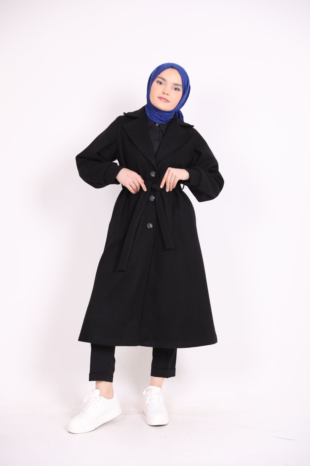 Bilezik Kol Kuşaklı Kaban Siyah