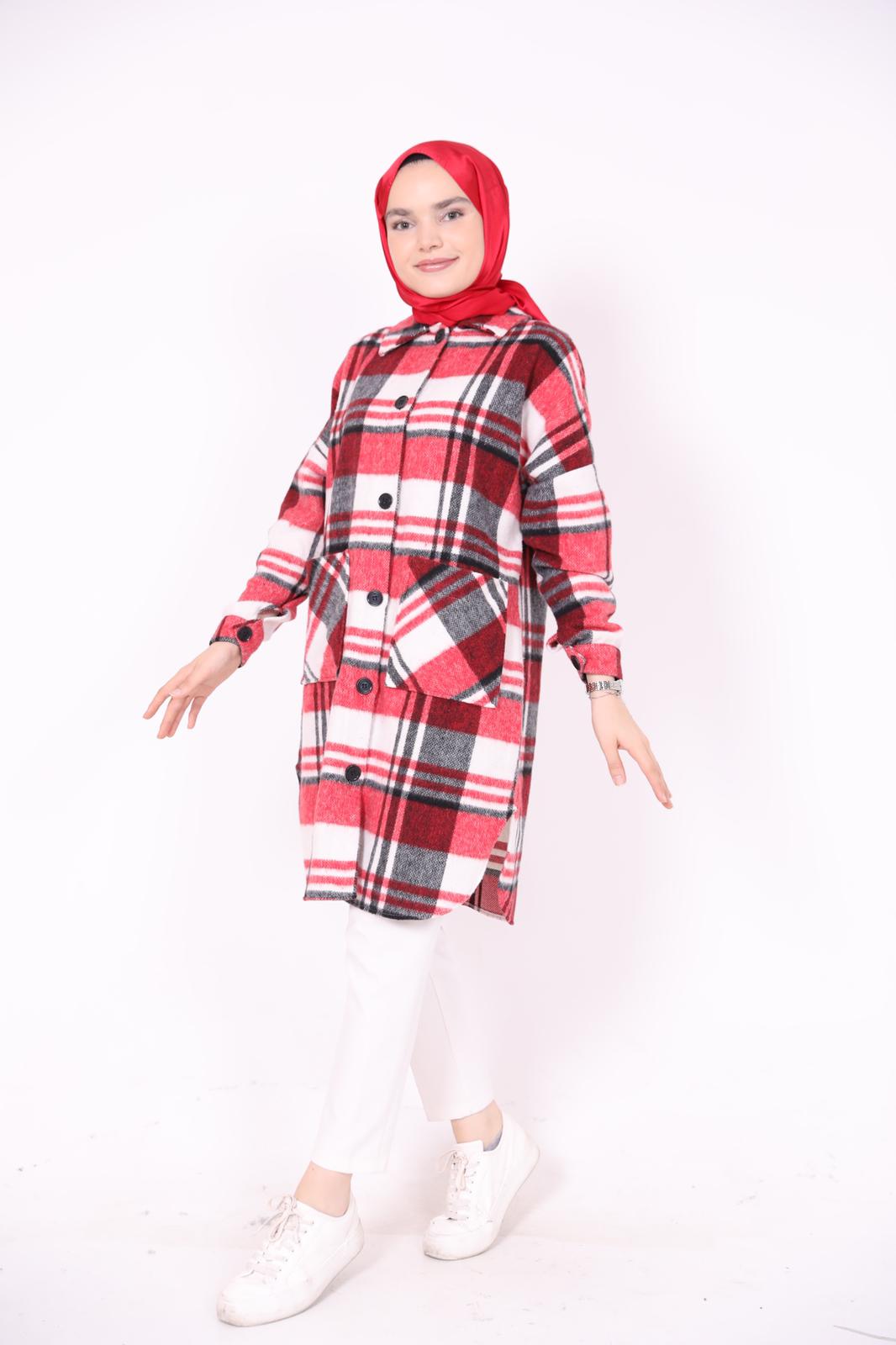 Lumberjack Shirt with Pocket Pockets Red