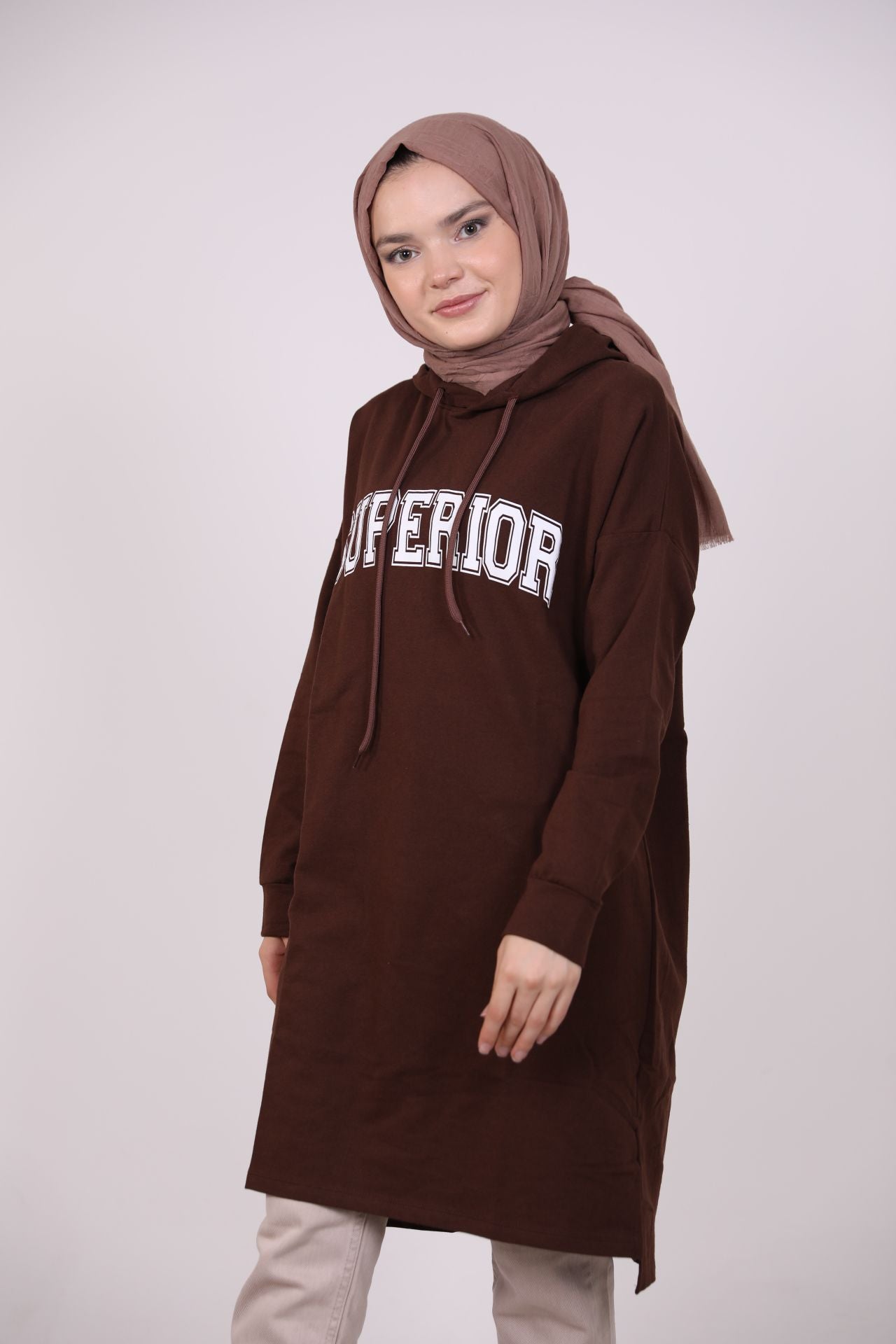 Superior Printed Sweat Brown