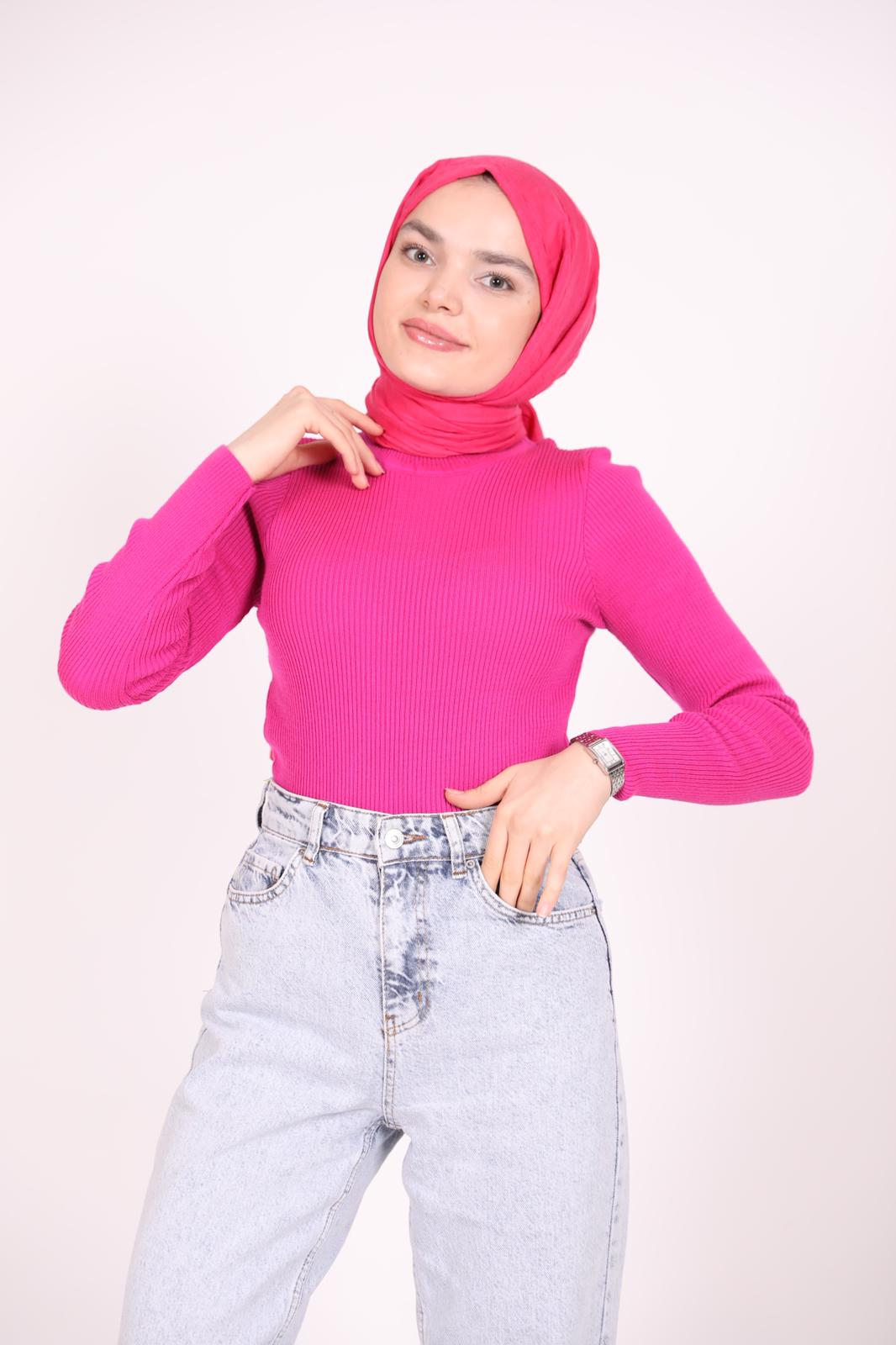 Turtleneck Knitwear Badi Pink