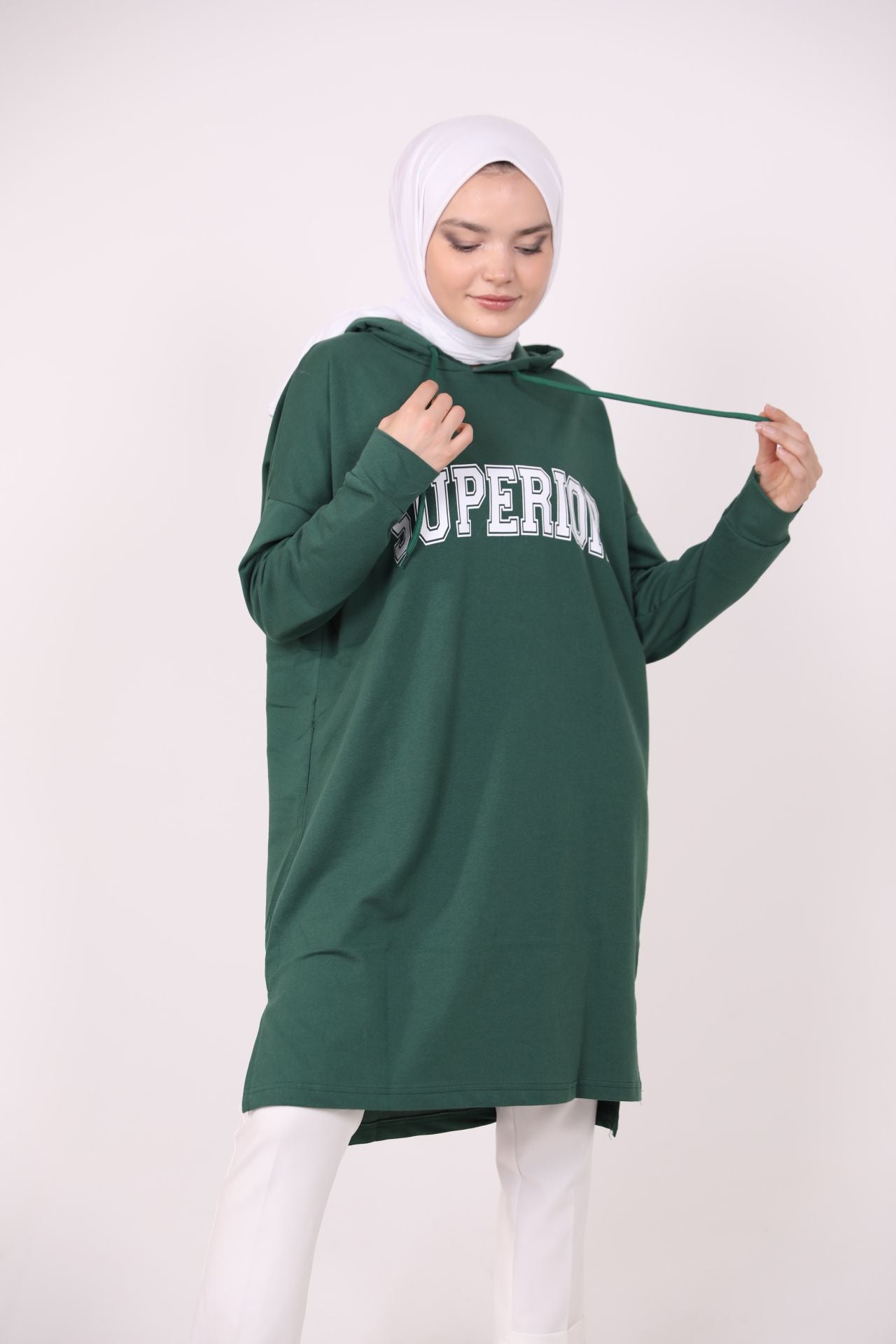 Superior Printed Sweat Green