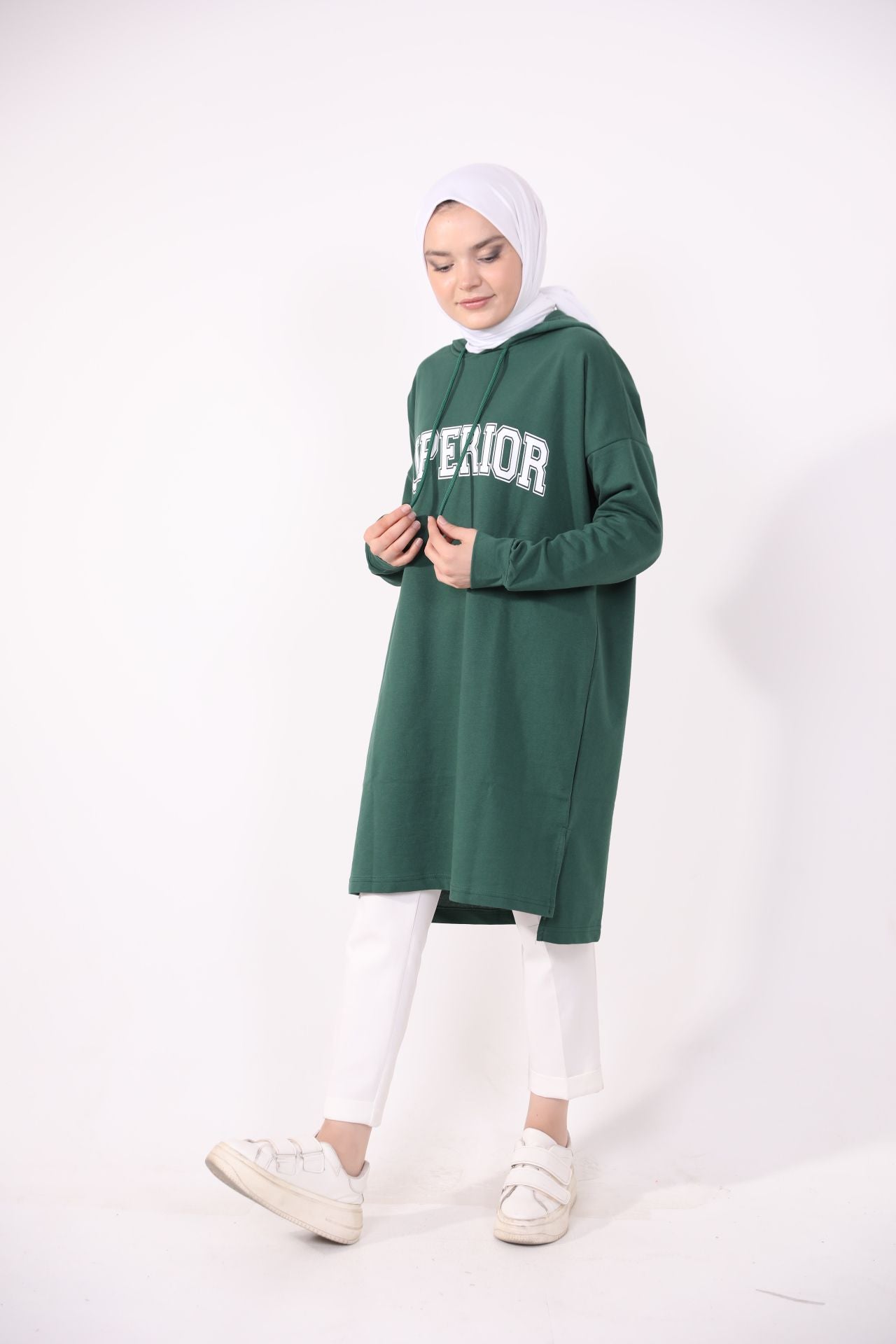 Superior Printed Sweat Green