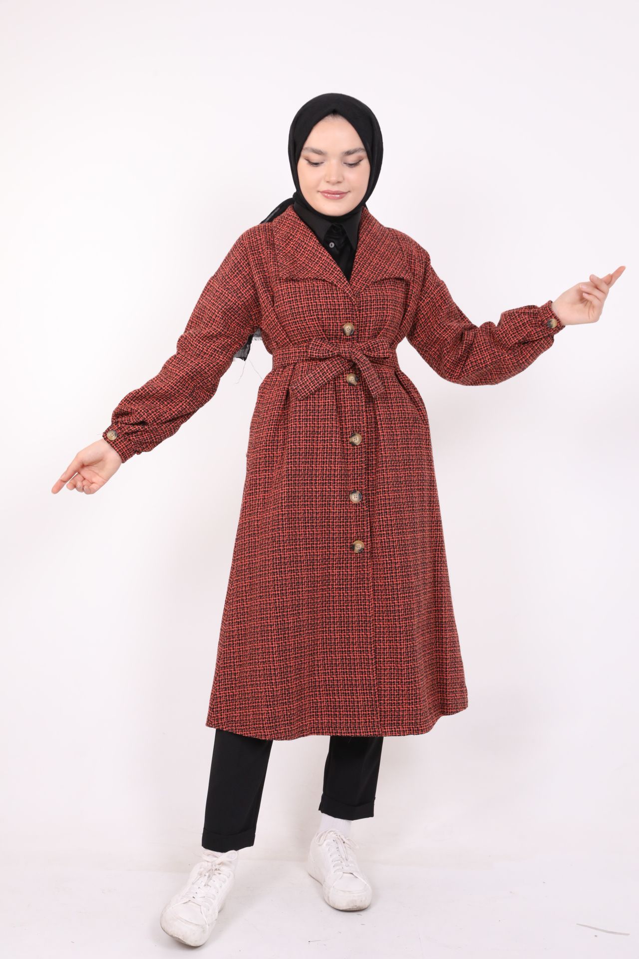 Şanel Fabric Lined Coat Tile