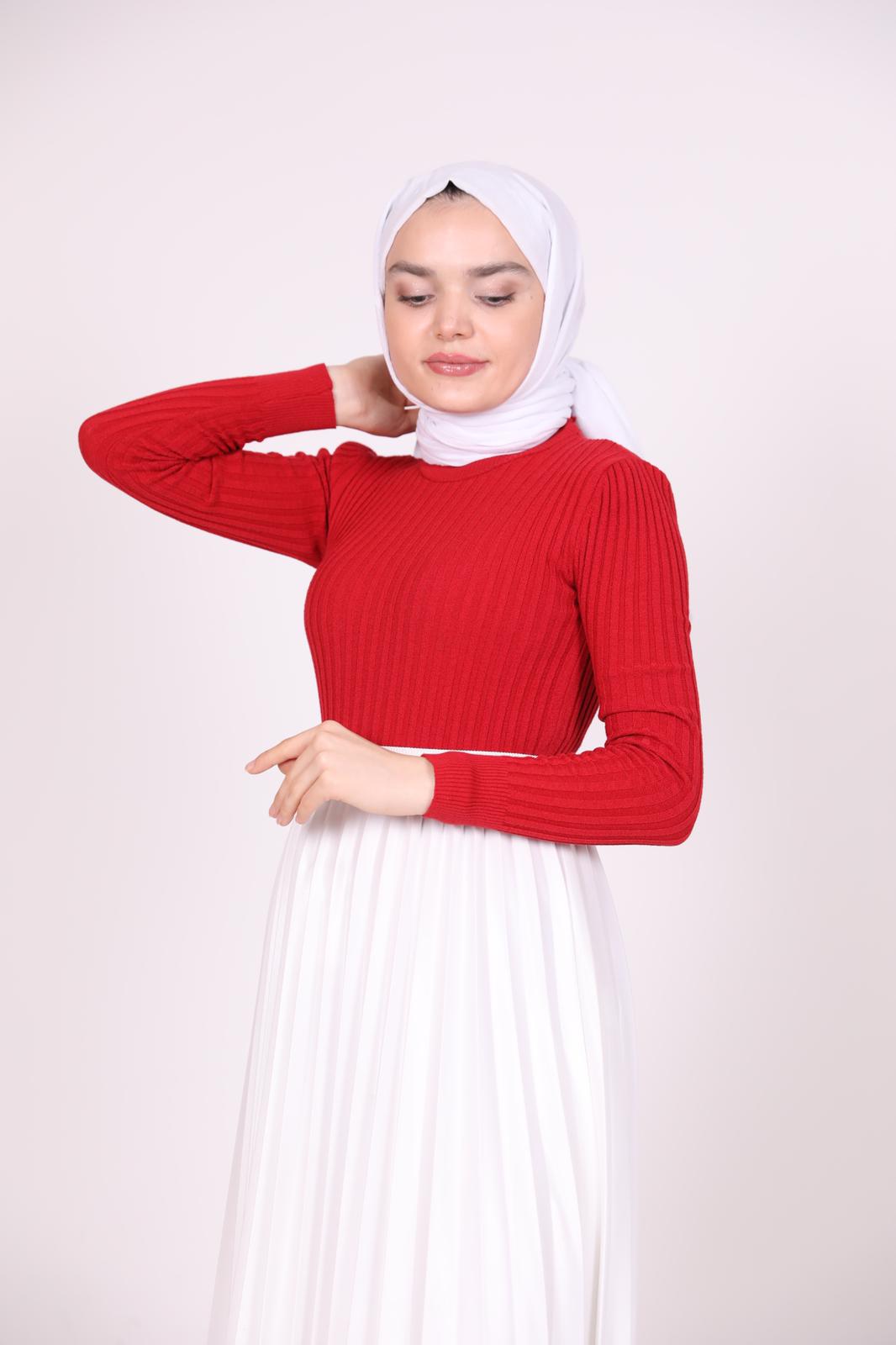 Turtleneck Knitwear Badi Red