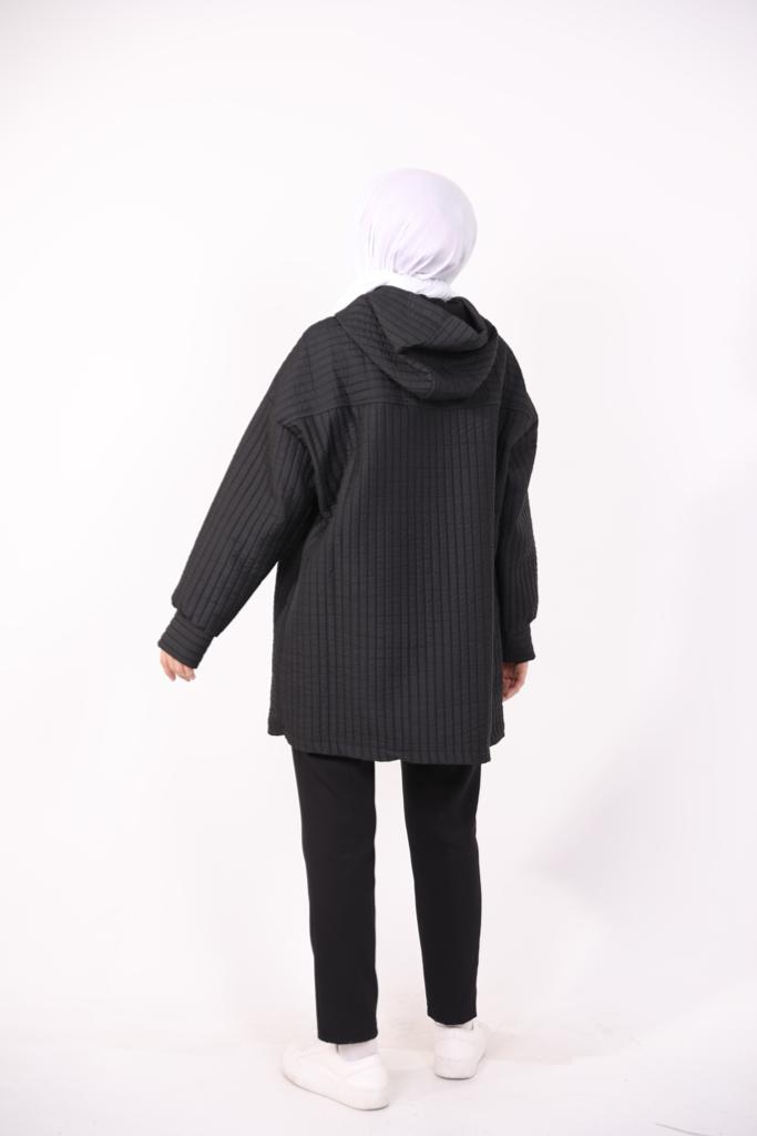 Quilted Sweat Black
