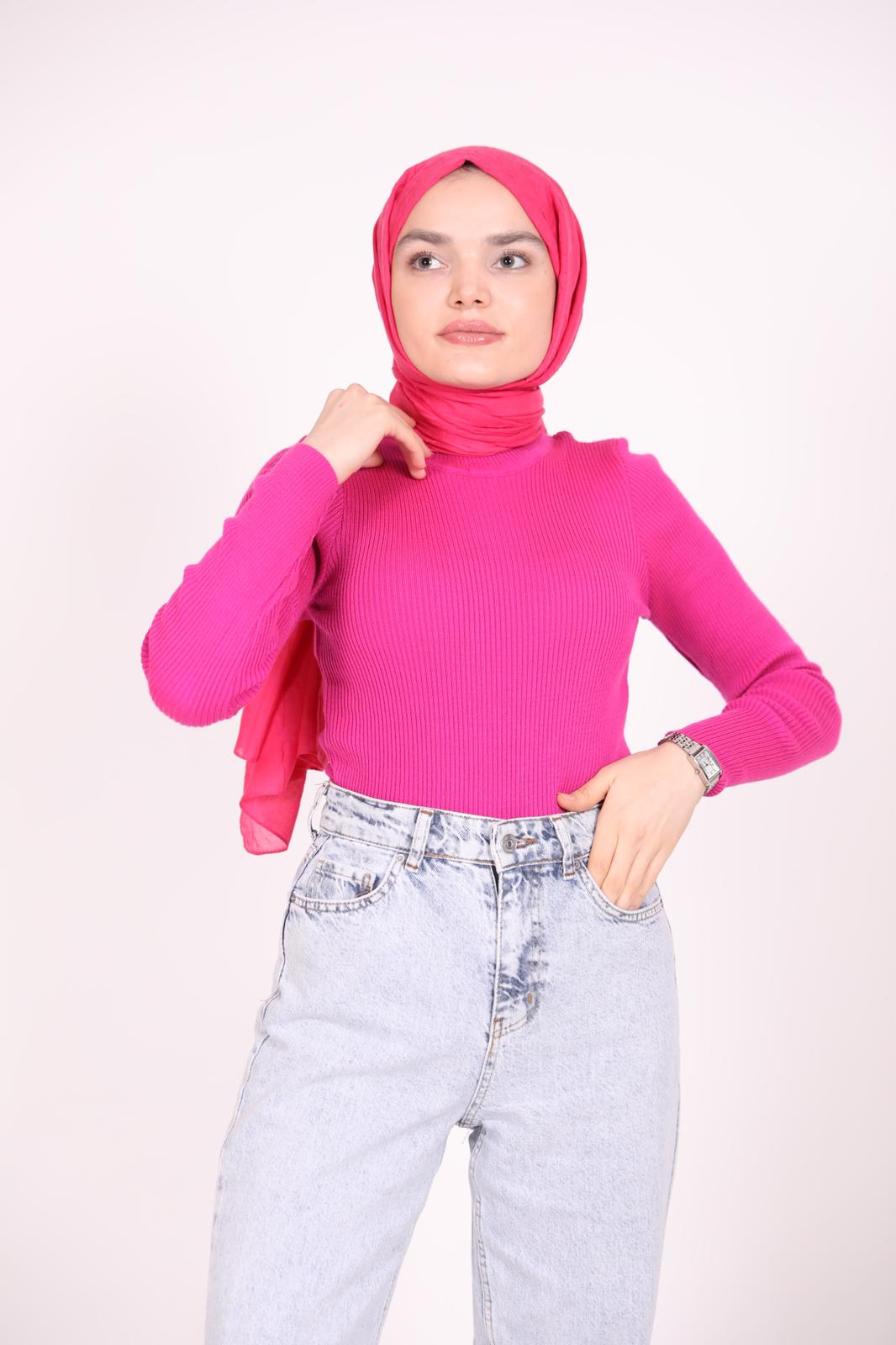 Turtleneck Knitwear Badi Pink