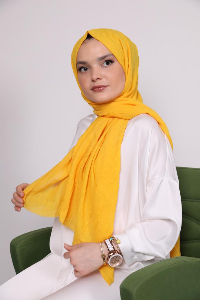 Bamboo Model Shawl Yellow