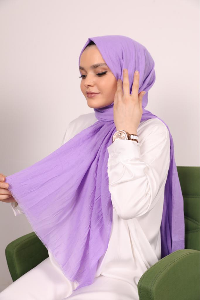 Bamboo Model Shawl Lilac