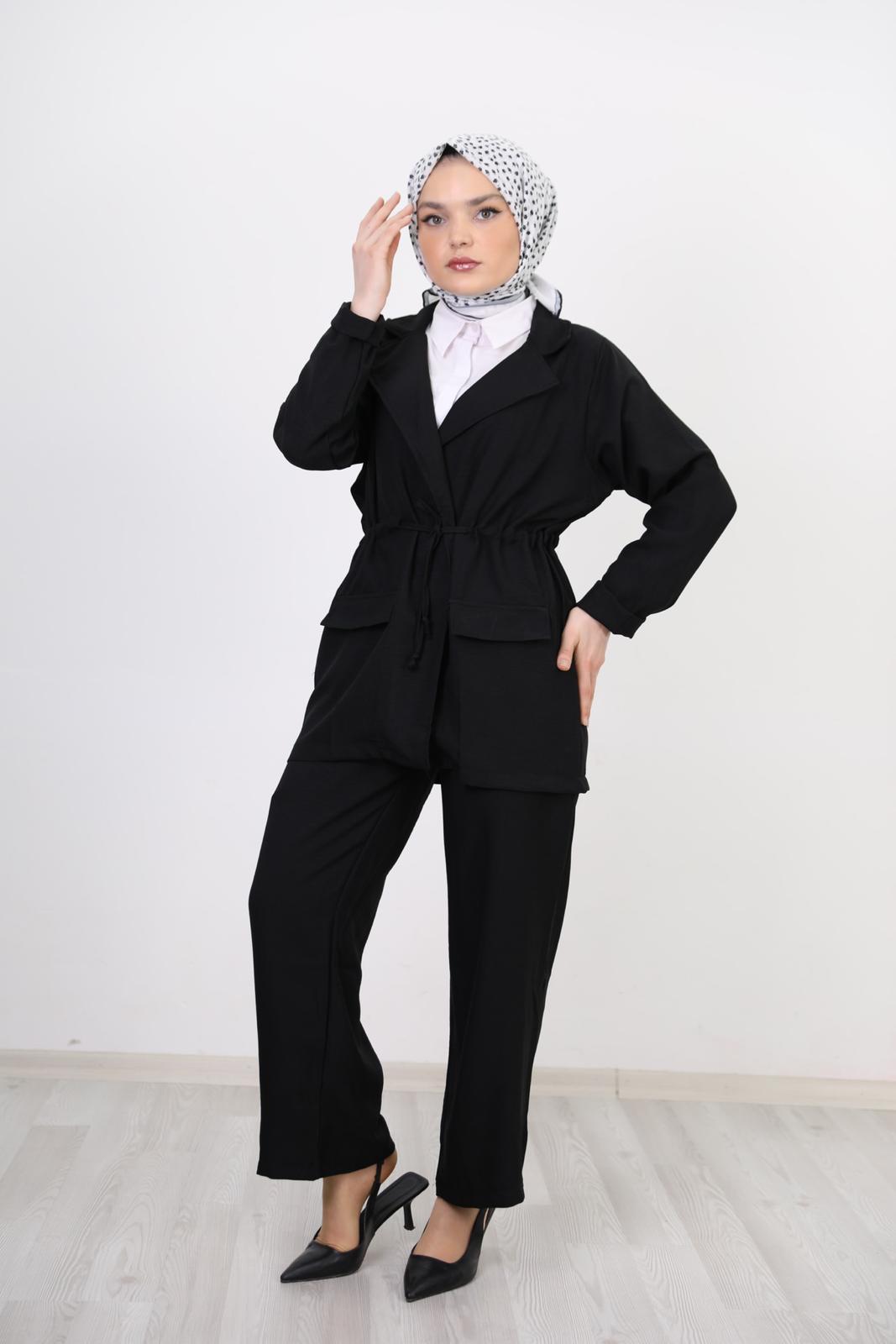 Jacketed Suit Black