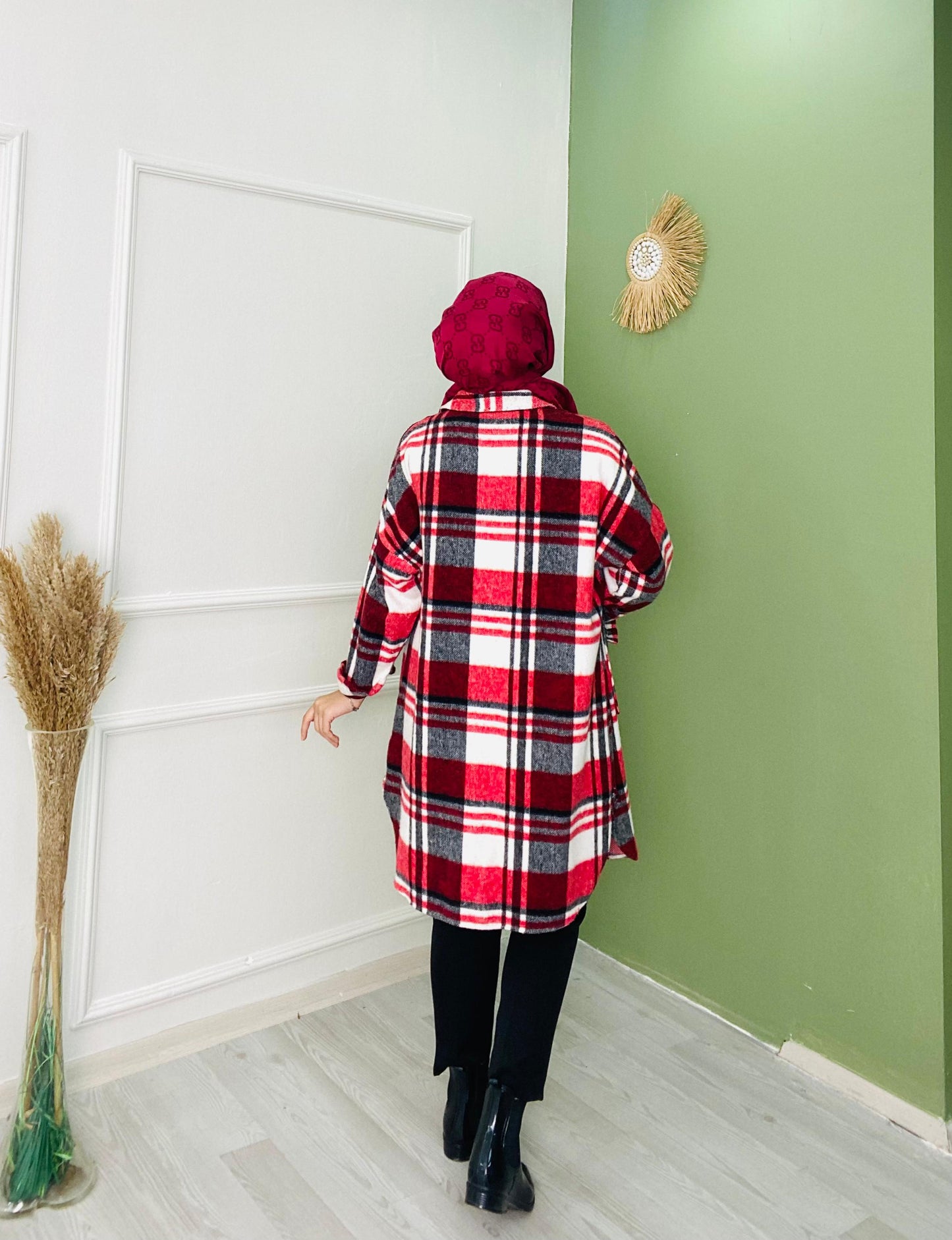 Lumberjack Shirt with Pocket Pockets Red