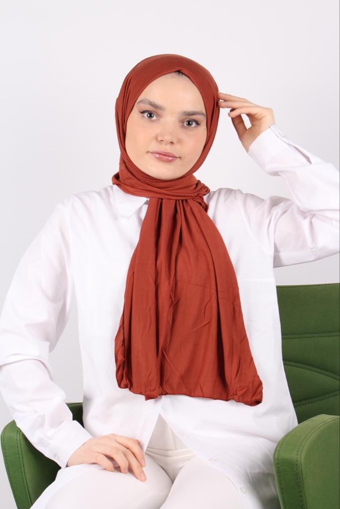 Plain Color Combed Cotton Shawl Tile