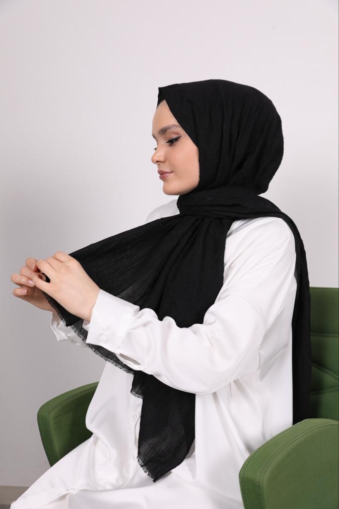 Bamboo Model Shawl Black