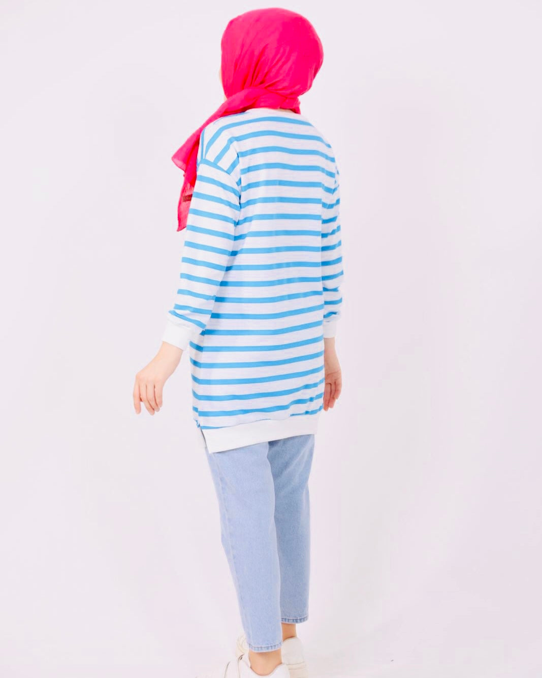 Striped Sweat Blue