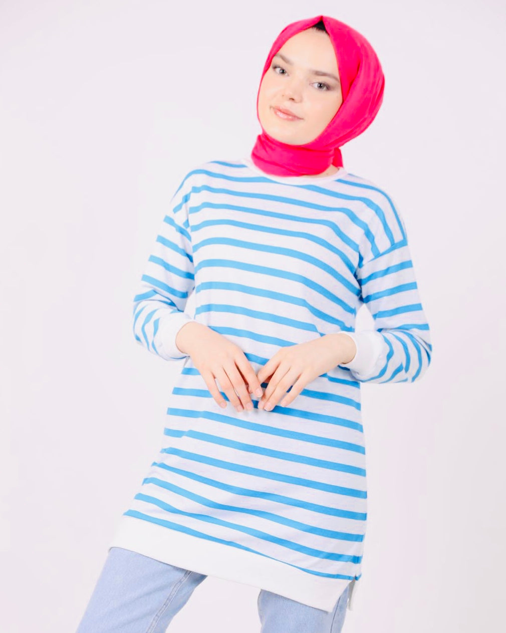 Striped Sweat Blue