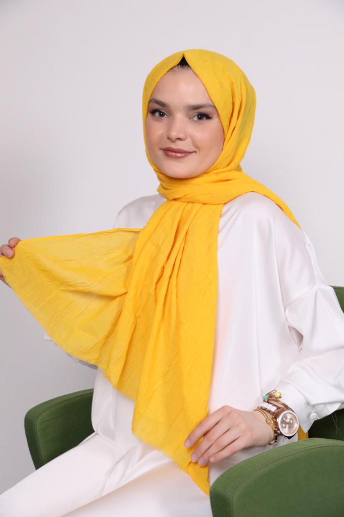 Bamboo Model Shawl Yellow